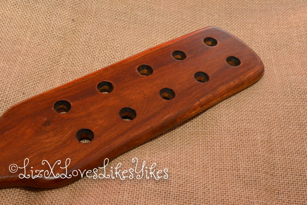 Sir Rosewood - Paddle with Holes - McHurt.eu Review by Liz BlackX