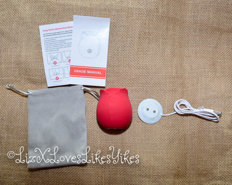 Review of PHANXY Rose Vibrator, Sucking Vibrator Copyright Liz BlackX
