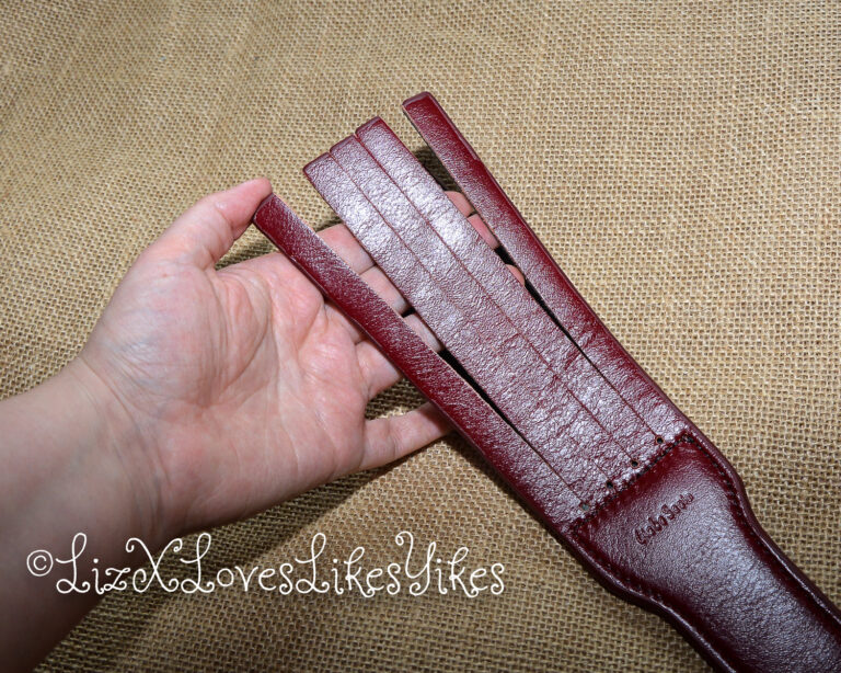 Review of Liebe Seele Wine Red - Leather Split Tawse Paddle Copyright Liz BlackX