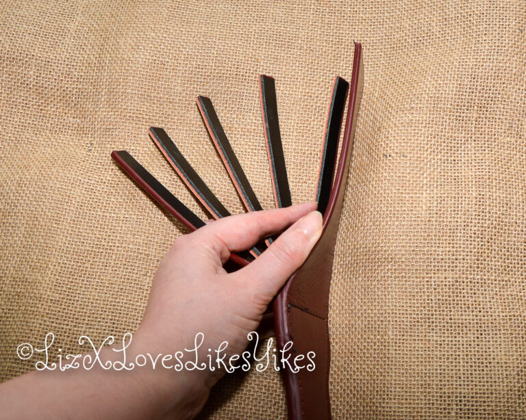 Review of Liebe Seele Wine Red - Leather Split Tawse Paddle Copyright Liz BlackX