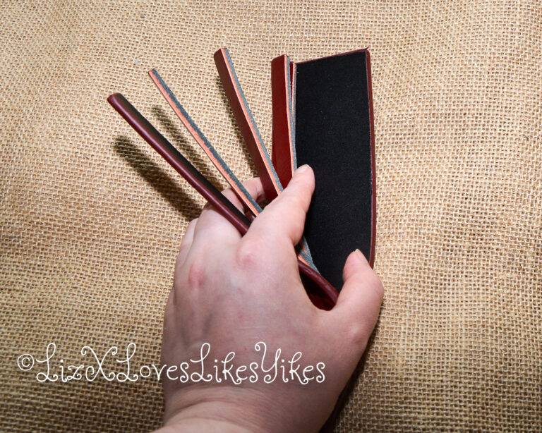 Review of Liebe Seele Wine Red - Leather Split Tawse Paddle Copyright Liz BlackX