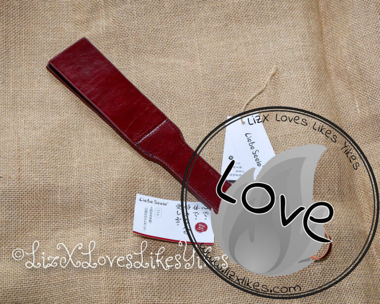 Review of Liebe Seele Wine Red - Leather Split Tawse Paddle Copyright Liz BlackX