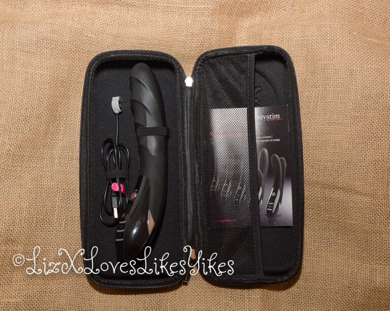 Review of Sizzling Simon, an E-stim vibrator by Mystim Copyright Liz BlackX