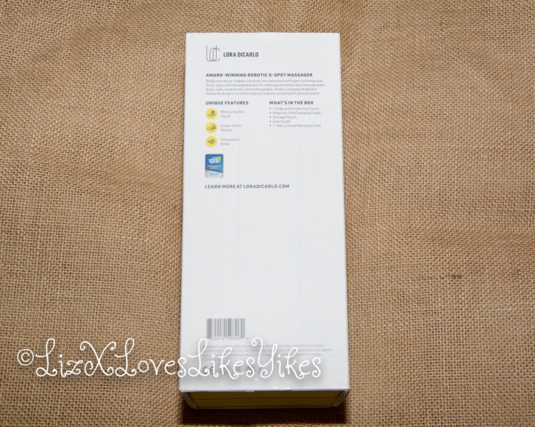 Review of the Lora diCarlo G-Spot Vibrator - Onda Copyright Lizxlikes.com