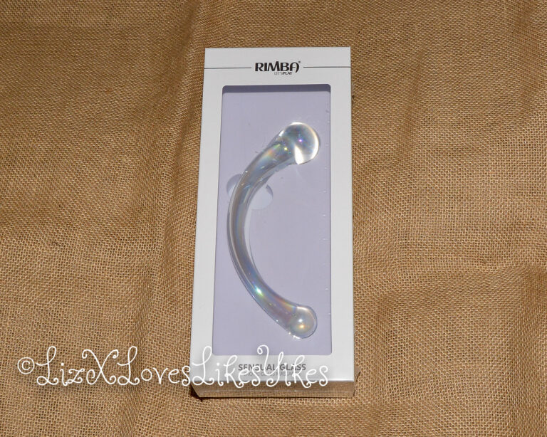 Review of the Rimba Sensual Glass Dildo Wanda Copyright Liz BlackX