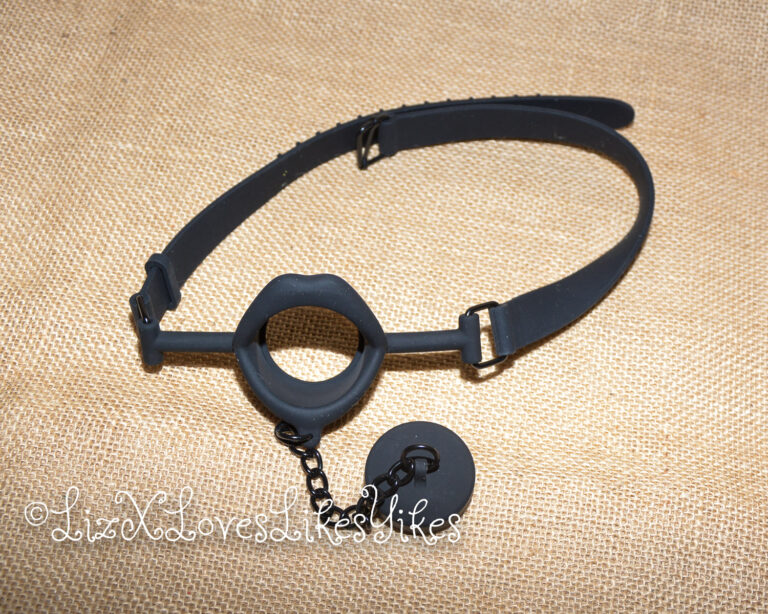 Review of the Calexotics Scandal Silicone Stopper Gag Copyright Liz BlackX