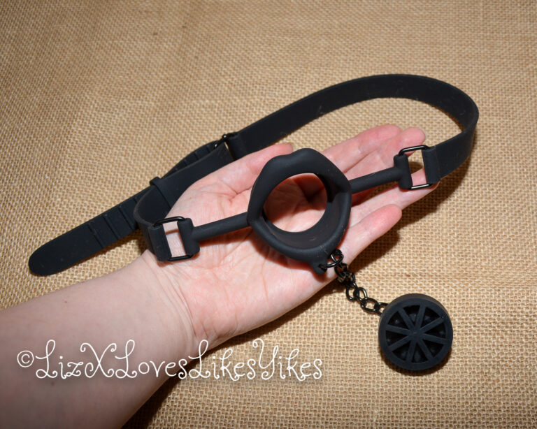 Review of the Calexotics Scandal Silicone Stopper Gag Copyright Liz BlackX