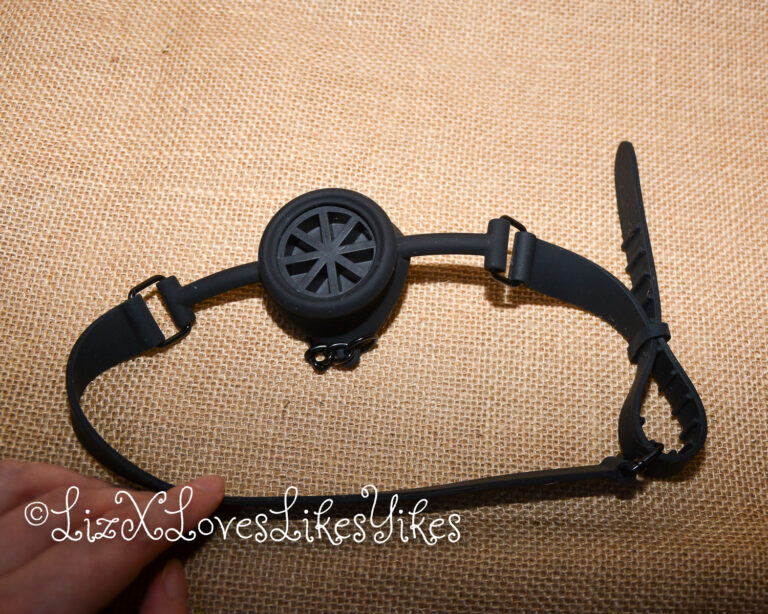 Review of the Calexotics Scandal Silicone Stopper Gag Copyright Liz BlackX