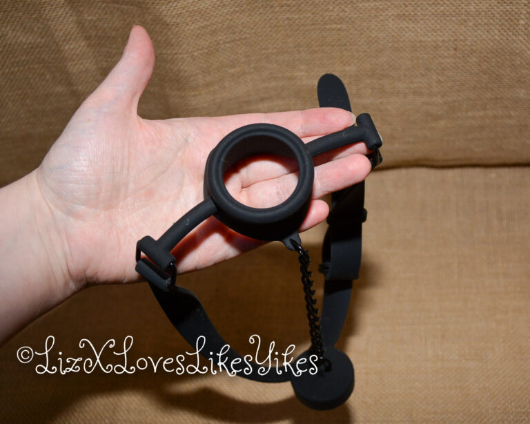 Review of the Calexotics Scandal Silicone Stopper Gag Copyright Liz BlackX