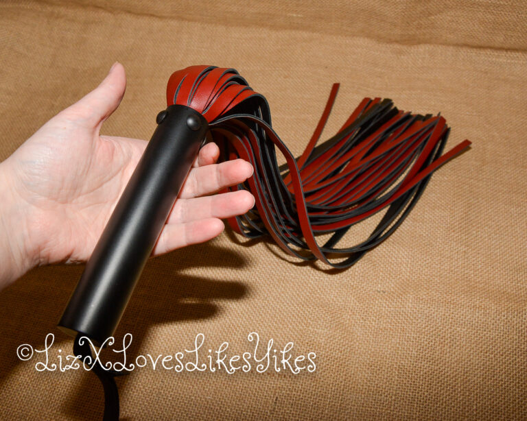 Review of the Saffron Flogger by Sportsheets Copyright Liz BlackX