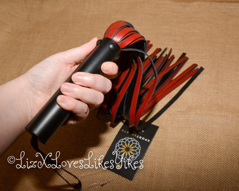 Review of the Saffron Flogger by Sportsheets Copyright Liz BlackX