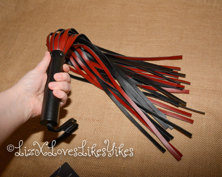 Review of the Saffron Flogger by Sportsheets Copyright Liz BlackX