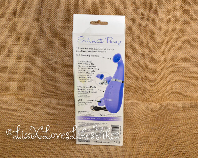 Review of Calexotics Intimate Pump™ Rechargeable Clitoral Pump Copyright Liz BlackX