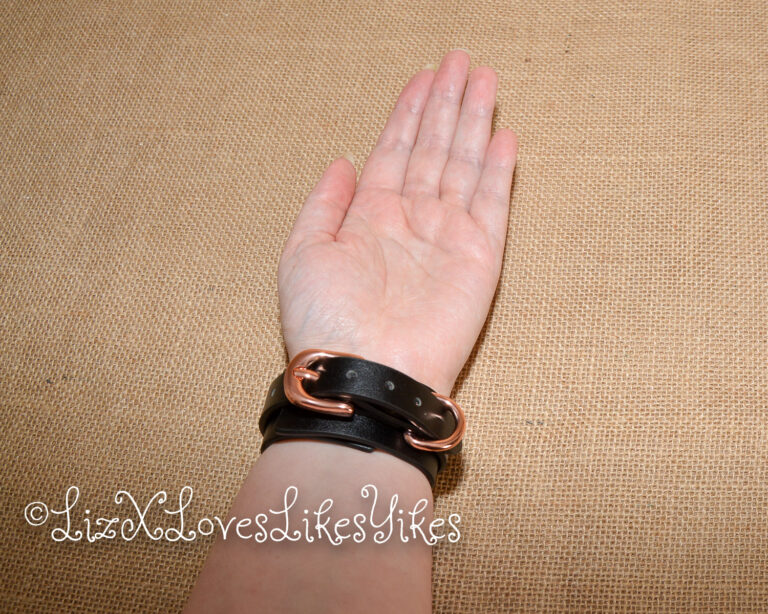 Review of Bondage Couture Vegan Leather Wrist Cuffs Copyright Liz BlackX