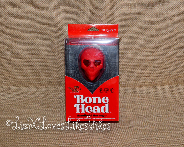Review of Naughty Bits Bone Head Skull Shaped External Vibrator Copyright Liz BlackX