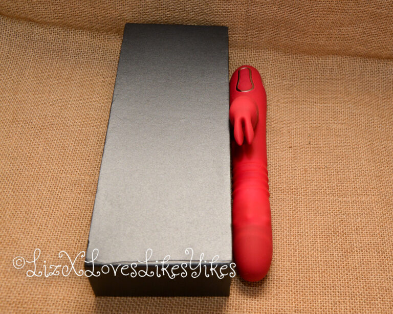 Review of Bumpy Bunny Thrusting Vibrator by Bombex.com Copyright Liz BlackX