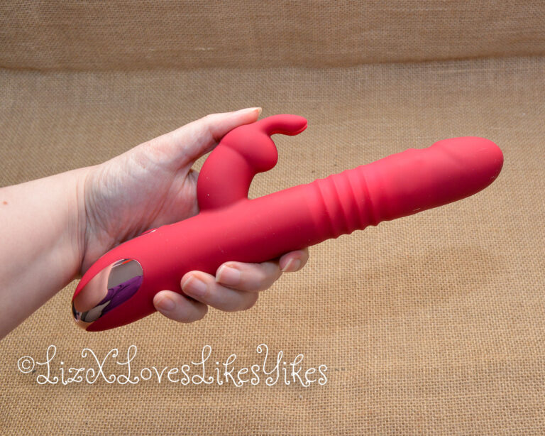 Review of Bumpy Bunny Thrusting Vibrator by Bombex.com Copyright Liz BlackX