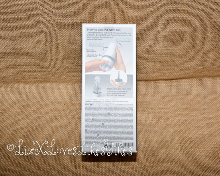 Review of the TENGA - Aero Masturbator - Silver Copyright Liz BlackX