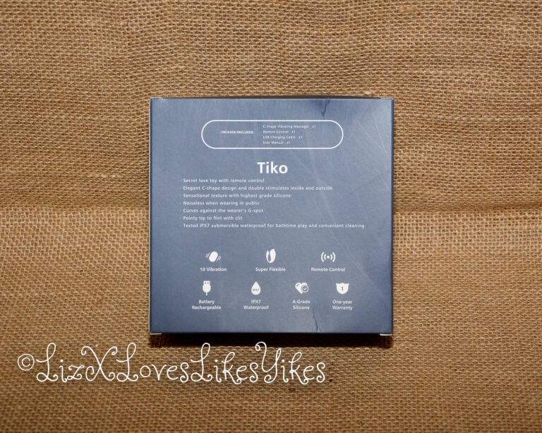 Review of the Remote control vibrator Tiko Ifonnx.com Copyright Liz BlackX