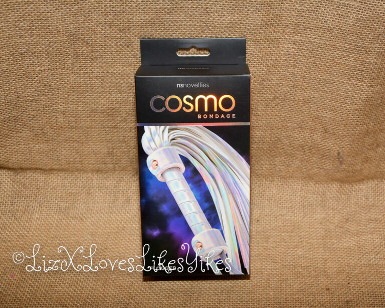 Review of the Cosmo Bondage Holographic Flogger Copyright Liz BlackX