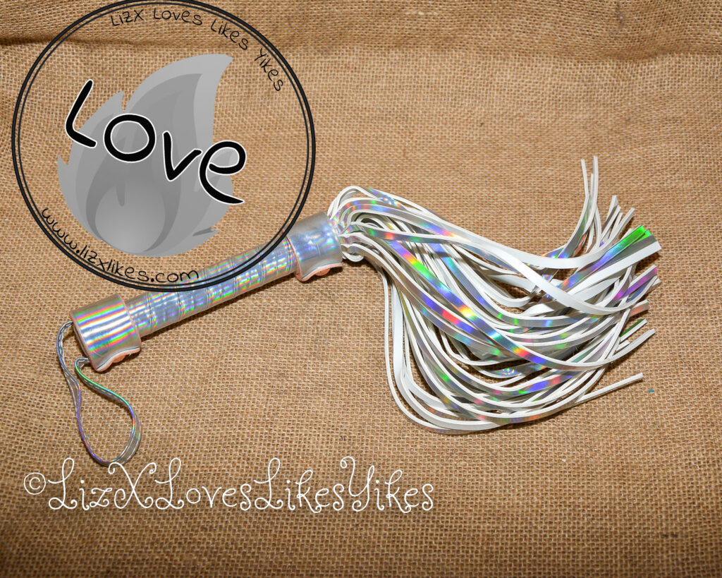 Review of the Cosmo Bondage Holographic Flogger Copyright Liz BlackX