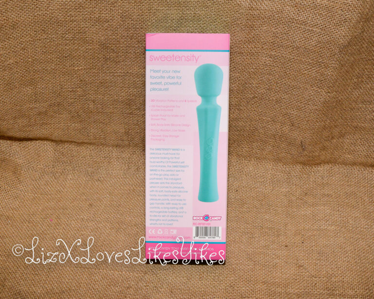Review of Sweetensity Rechargeable Silicone Wand Vibrator Copyright Liz BlackX