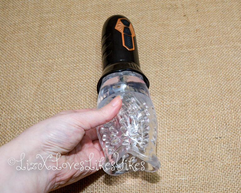 Review of the Bestvibe Upgrade Monica Rotating Vibrating Blowjob Masturbator Copyright Liz BlackX