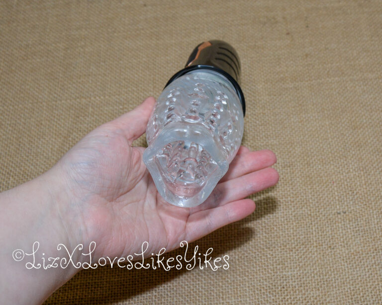 Review of the Bestvibe Upgrade Monica Rotating Vibrating Blowjob Masturbator Copyright Liz BlackX