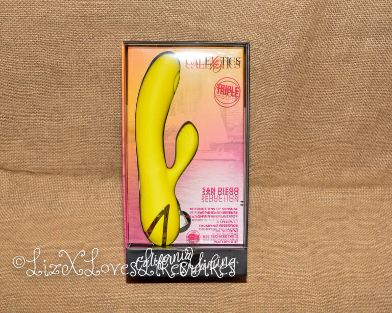 Review of the California Dreaming San Diego Seduction Dual Stimulation Vibrator CalExotics Copyright Liz BlackX