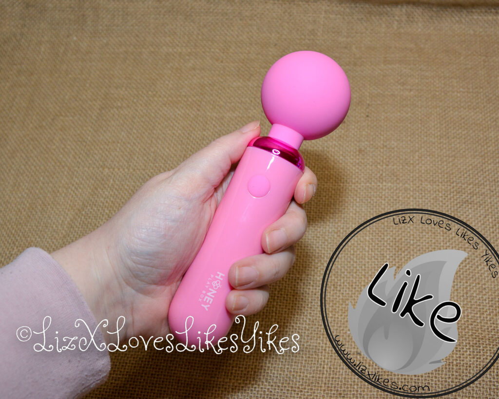 Review of the Pomi Wand Powerful Mini Vibrating Wand Massager Honey Play Box from Honeyplaybox.com Copyright Liz BlackX End verdict: Like