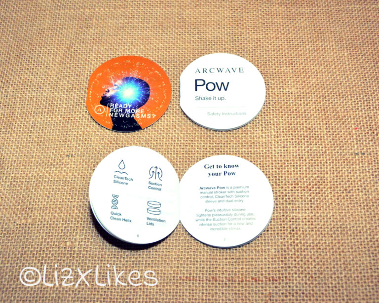 Review of the Pow Arcwave stroker Copyright Liz BlackX