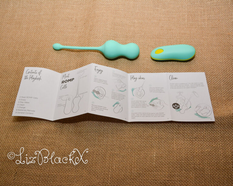 Review of the Cello Vibrating Egg by Romp Toys Copyright Liz BlackX