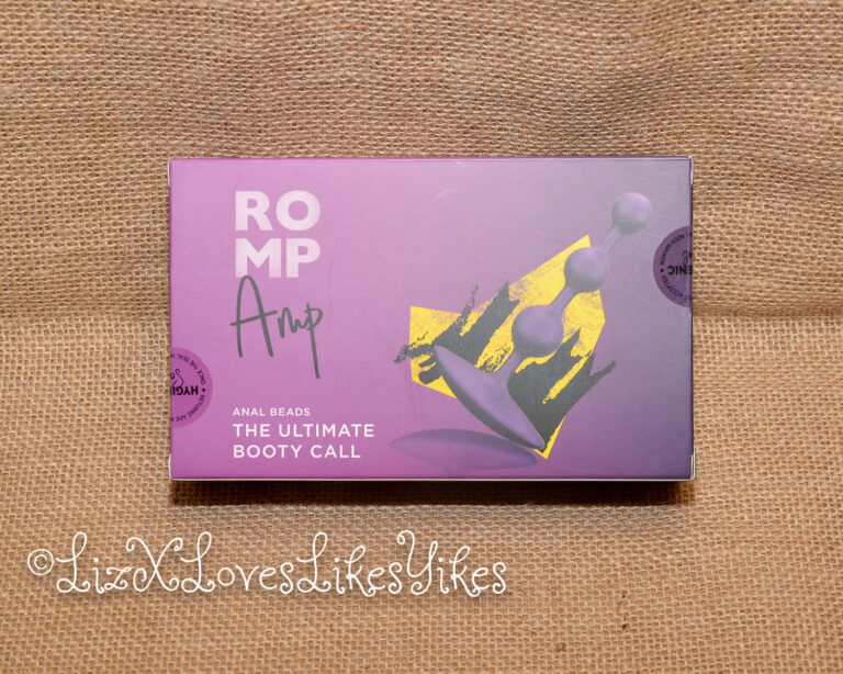 Review of the Amp Anal Beads by Romp Toys Copyright Liz BlackX