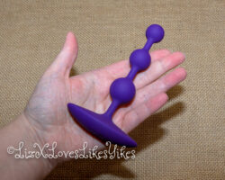 Review of the Amp Anal Beads by Romp Toys Copyright Liz BlackX