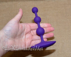 Review of the Amp Anal Beads by Romp Toys Copyright Liz BlackX