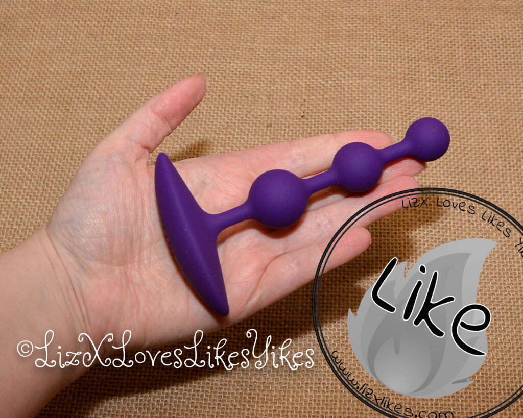 Review of the Amp Anal Beads by Romp Toys Copyright Liz BlackX