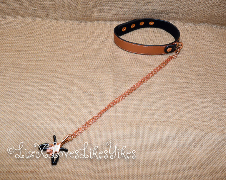 Review of the Rose Gold Memory Collar and Nipple Clamps by Liebe Seele Copyright Liz BlackX