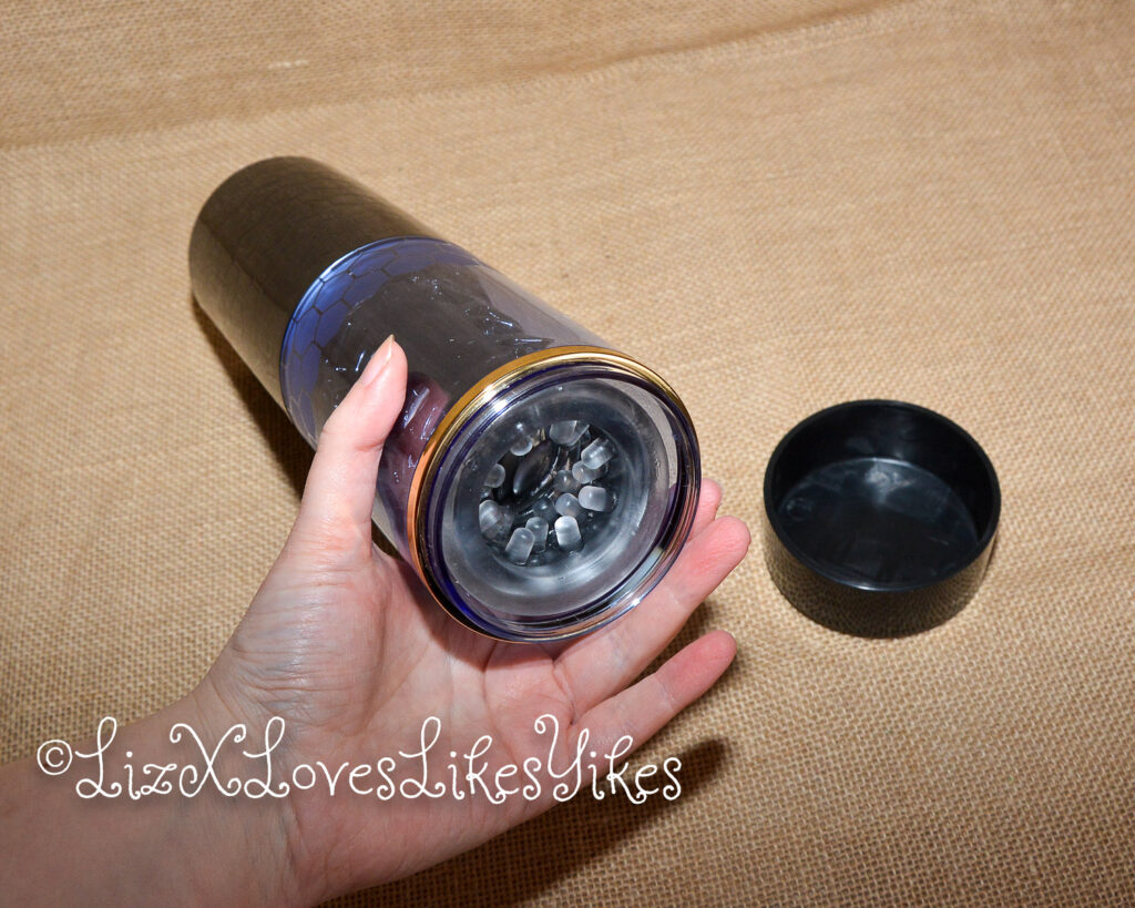 Review of the Bestvibe Hand-free Thrusting Male Masturbator Cup Copyright Liz BlackX