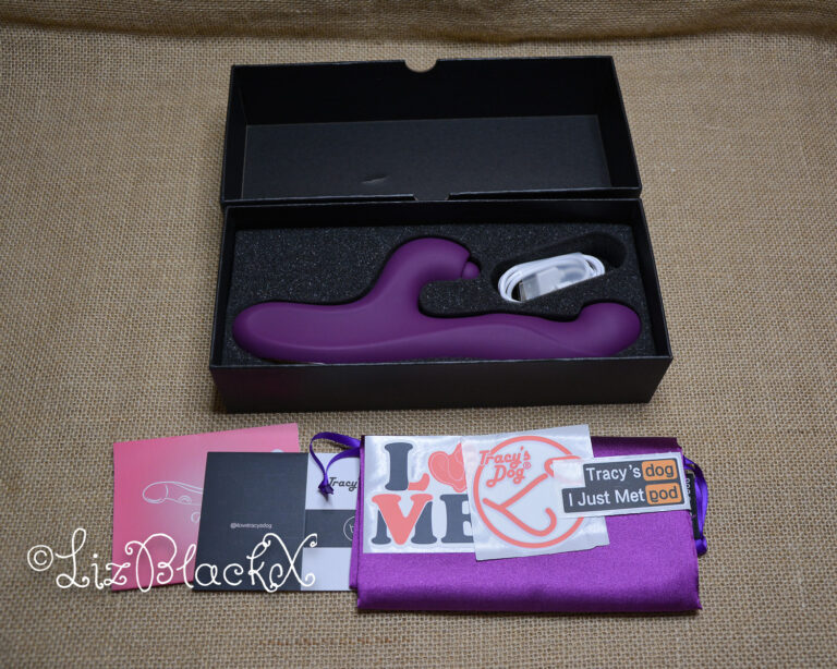 Review of the OG Rabbit 3 in 1 Tapping Vibrator by Tracys Dog Copyright Liz BlackX