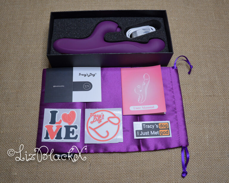 Review of the OG Rabbit 3 in 1 Tapping Vibrator by Tracys Dog Copyright Liz BlackX
