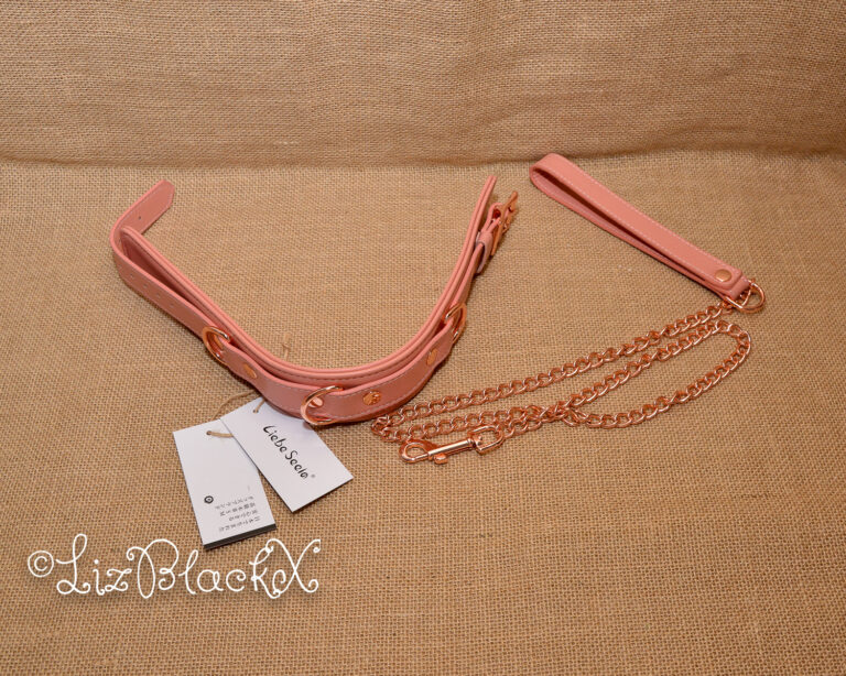 Review of the Pink Dream Leather Collar with Leash by Liebe Seele Copyright Liz BlackX
