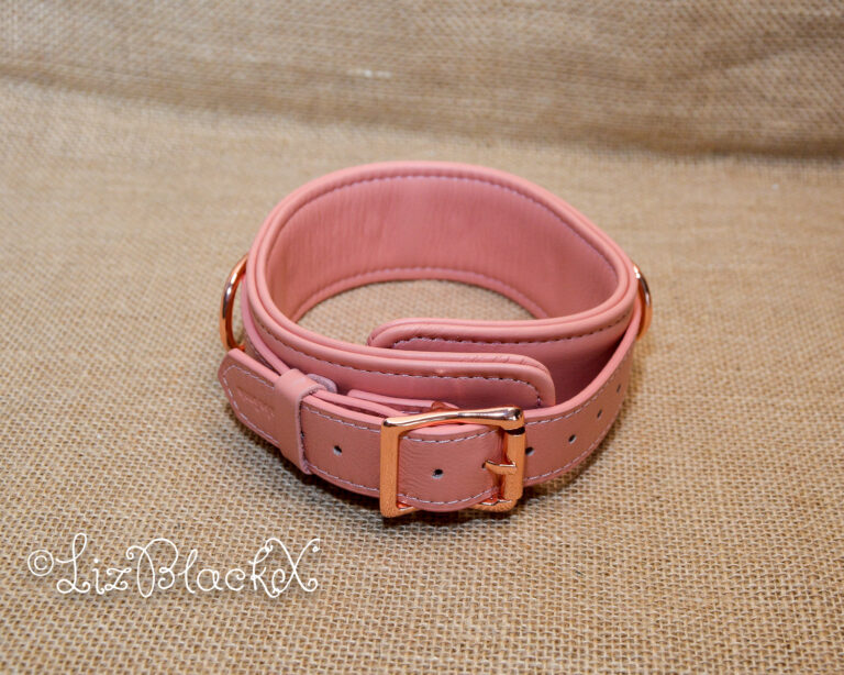 Review of the Pink Dream Leather Collar with Leash by Liebe Seele Copyright Liz BlackX