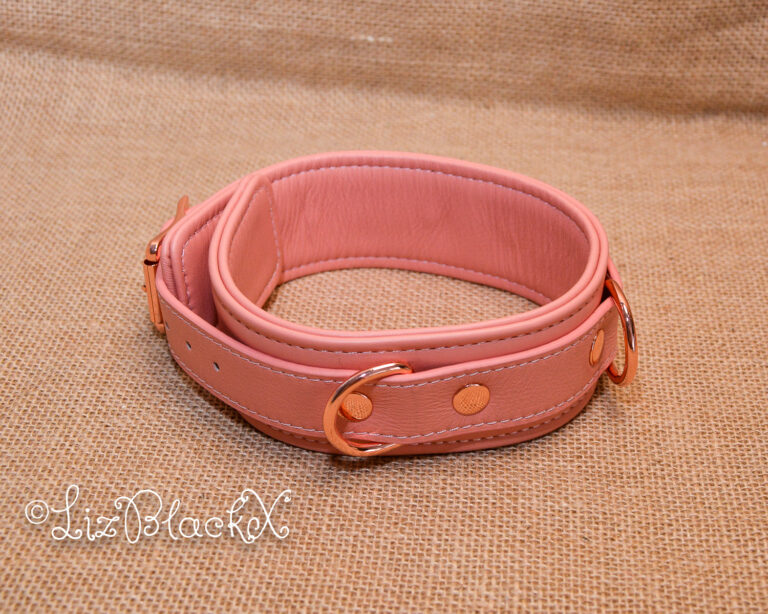 Review of the Pink Dream Leather Collar with Leash by Liebe Seele Copyright Liz BlackX