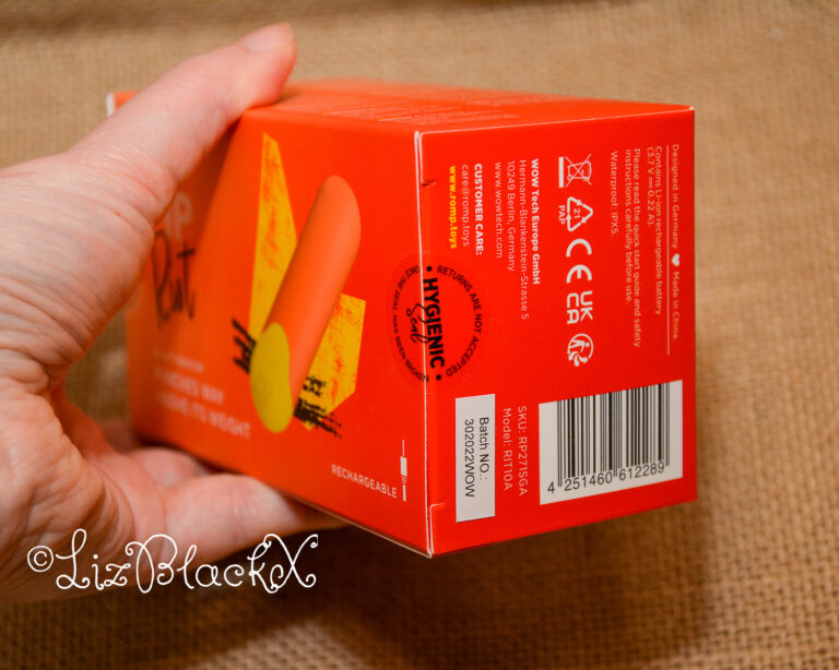Review of the Riot Mini Bullet Vibrator by Romp Toys Copyright Liz BlackX