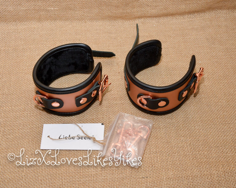 Review of the Rose Gold Memory Wrist Cuffs by Liebe Seele Copyright Liz BlackX