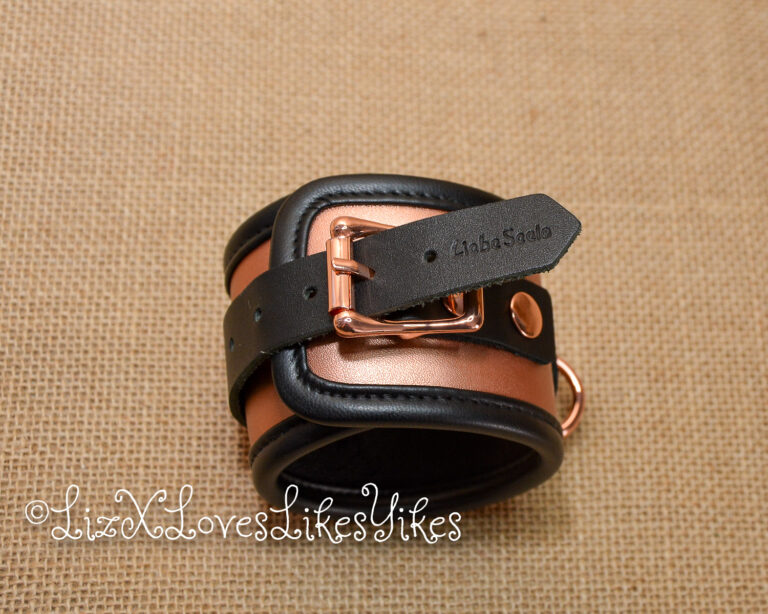 Review of the Rose Gold Memory Wrist Cuffs by Liebe Seele Copyright Liz BlackX