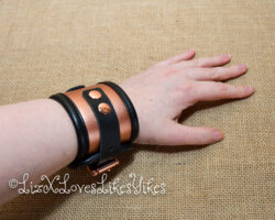 Review of the Rose Gold Memory Wrist Cuffs by Liebe Seele Copyright Liz BlackX