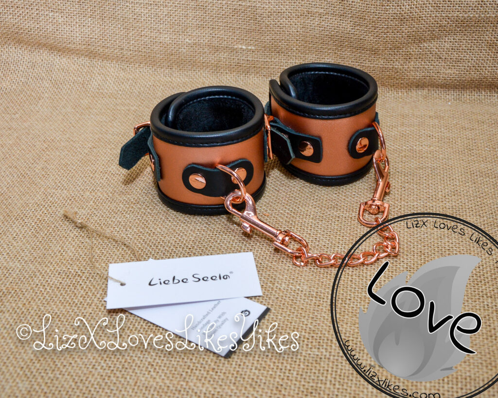 Review of the Rose Gold Memory Wrist Cuffs by Liebe Seele Copyright Liz BlackX