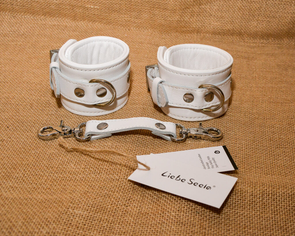 Review of the Fuji White Wrist Cuffs by Liebe Seele Copyright Liz BlackX
