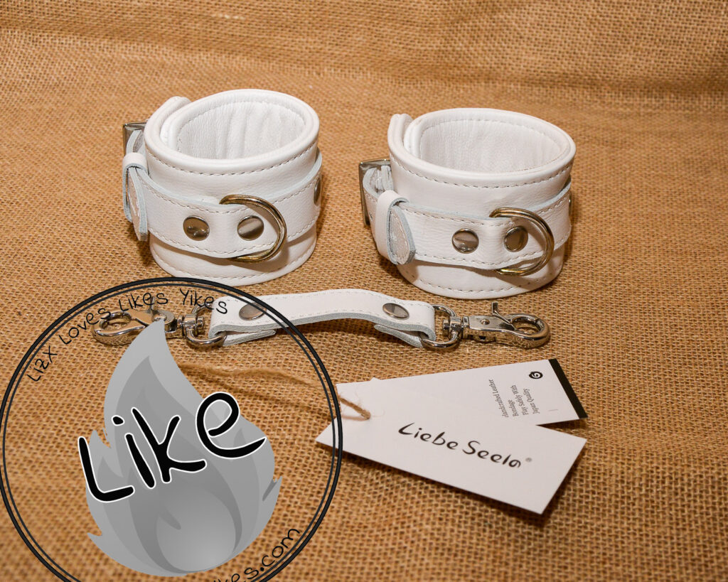 Review of the Fuji White Wrist Cuffs by Liebe Seele Copyright Liz BlackX